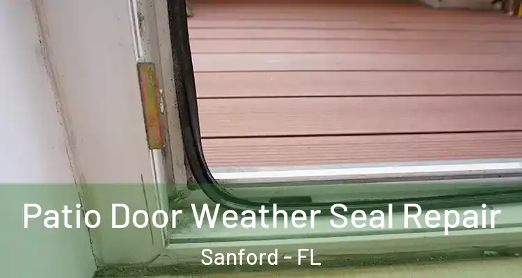  Patio Door Weather Seal Repair Sanford - FL