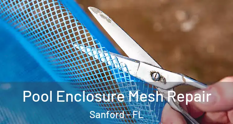  Pool Enclosure Mesh Repair Sanford - FL