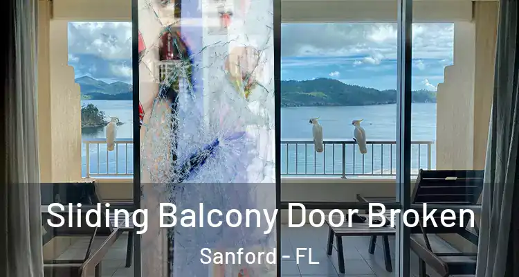  Sliding Balcony Door Broken Sanford - FL