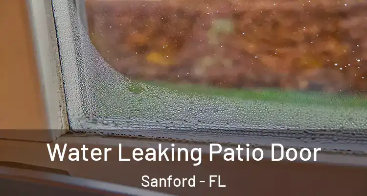  Water Leaking Patio Door Sanford - FL